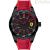 Scuderia Ferrari watch only time man analogue silicone strap collection Red FER0830299