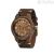 WeWood wood analogue men's watch only time Alpha SW Choco Rough wood strap