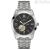 Bulova analogue mechanical men's watch steel 96A158 Bva Series