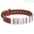Brosway bracelet BNG12 leather and 316L steel Enigma collection