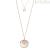 Fossil woman necklace JF02961791 steel Classics collection