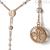 Tuum necklace ROSP009P0DT gilded silver Rosario collection