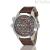 Watch Sector Dual Time analog leather strap R3251102055 Oversize