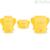 Roberto Giannotti NKT229 White Gold and Yellow Earrings