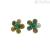 Ottaviani 500414O-1 earrings in green Agate