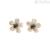 Ottaviani 500419O mother-of-pearl and agate Bijoux collection earrings