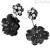 Ottaviani Earrings 500343O zinc alloy with silver plating