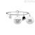 Kidult 731606 316L steel bracelet with Phrase Chaplin collection Philosophy