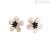Ottaviani 500416O mother of pearl earrings with crystals Bijoux collection