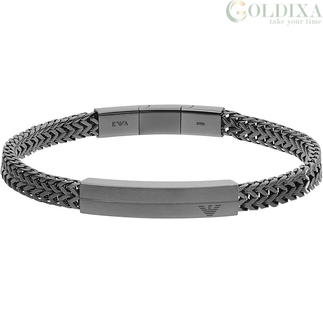 Stainless Steel Bangle Bracelet by Emporio Armani Men at ORCHARD MILE