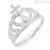 Ring Amen AC2-14 Silver 925 Crowns collection