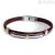 Zancan bracelet ESB032-MA leather and steel BE1 collection