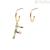 Woman earrings PD Paola AR01-256-U 925 silver collection I AM "F"
