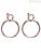 PD Paola woman earrings AR03-037-U Rose Gold Valentina collection