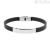 Marlù 4BR1169 rubber and steel bracelet Man Class collection