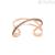 Stroili bracelet woman rigid brass 1664584 Soft Dream