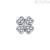 Four-leaf clover DonnaOro DCHF3445.003 White Gold with diamonds Elements collection