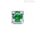 Griffe DonnaOro element DCHE3312 White Gold with emerald Elements collection