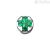 Griffe Element DonnaOro DCHE5502 White Gold with emerald Elements collection