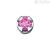 Elemento Griffe DonnaOro DCHY5505 Oro Bianco con zaffiro rosa collezione Elements
