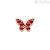 DonnaOro butterfly element DCHR6532 Rose Gold with rubies Elements collection