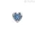 DonnaOro Heart Element DCHZ7398 White Gold with sapphires Elements collection