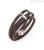 Padrenostro bracelet Amen ACPNIT05-C-60 leather and steel