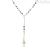 Amen woman necklace CRORM4P 925 silver with agate Rosary collection