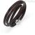 Ave Maria Amen AMIT05-57 leather and steel bracelet