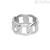 Stroili woman ring 1668792 steel Lady Code collection