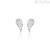 Roberto Giannotti woman earrings GIA314 Silver with cubic zirconia Angels collection