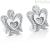 Roberto Giannotti woman earrings GIA332B Silver with cubic zirconia Angels collection