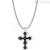 Zancan cross necklace EHC167 steel Hi Teck collection