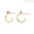 PD Earrings PAOLA AR01-212-U 925 silver, gold plating, Atelier La Libellule collection