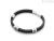Rubber man bracelet 4US Cesare Paciotti 4UBR3574 Black Rubber collection