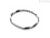 4US Cesare Paciotti 4UBR3511 men's steel bracelet Black Texture collection