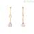 Stroili woman earrings 1669077 brass and zircons Waterfall collection