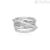 Mabina women's band ring with zircons 523151-17 Silver 925