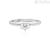 Mabina woman solitaire ring with zircons 523177 Silver 925