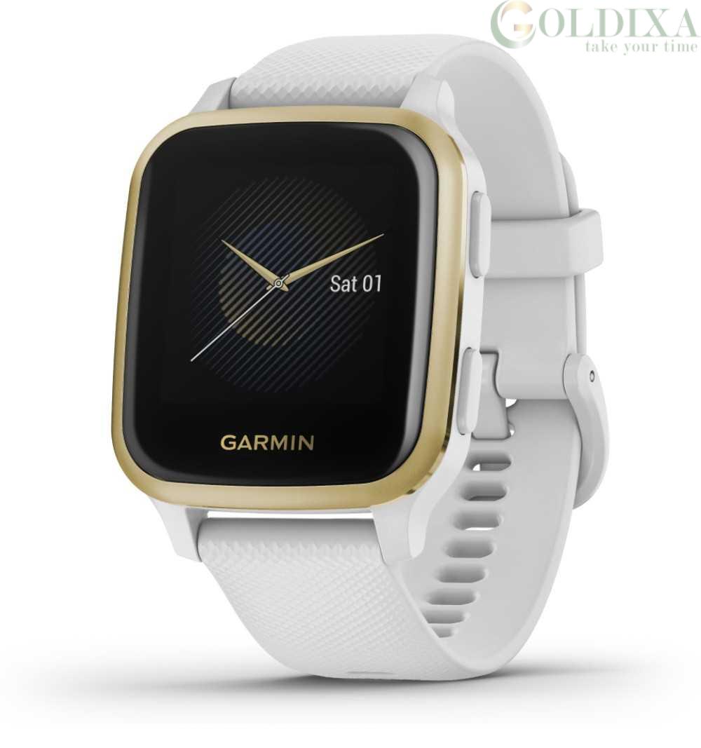 Watches: Garmin men's smartwatch watch 010-02427-11 Venu Sq collection