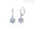 Mabina women's aquamarine earrings 563190 925 silver