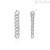 Groumette earrings with zircons Mabina woman 563320 Silver 925