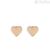 Rue Des Mille lobe heart earrings OR-LOBO CUO Silver 925 collection "Dreams are desires"