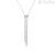 Breil Sinuous TJ2940 woman necklace in steel IP Silver