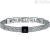 Breil Black Diamond TJ2955 steel man bracelet with diamond