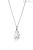 Le Bebè LBB151 Baby Necklace White Gold with diamonds pave
