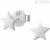 Nomination star earrings 028104/007 steel Stardust collection