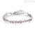 Symphonia Brosway BYM67 steel woman bracelet with pink crystals