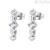 Symphonia Brosway BYM71 steel woman earrings with crystals
