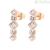 Symphonia Brosway women's earrings BYM72 steel Rose Gold with crystals